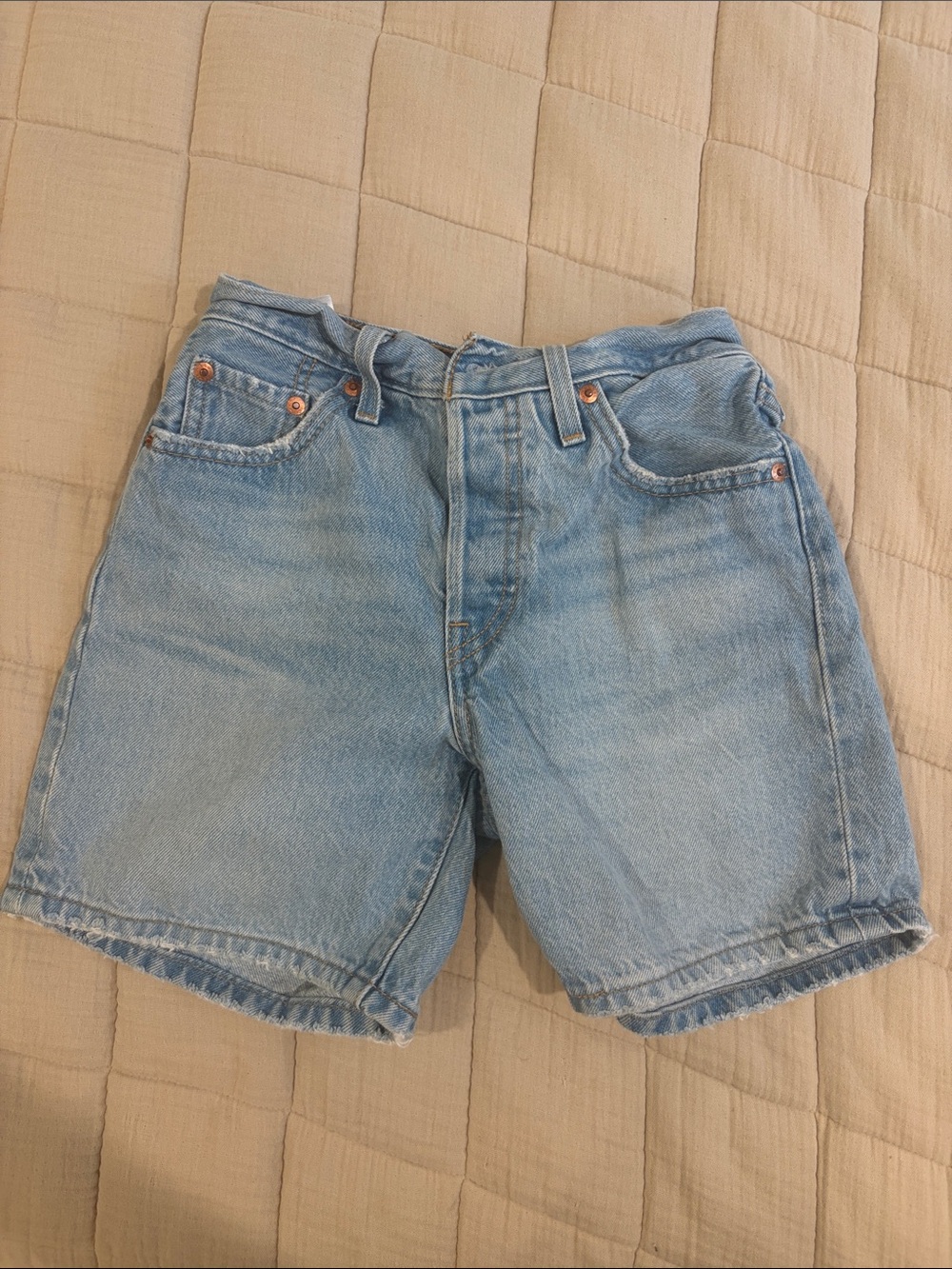 Levi's Light Blue Denim Women's Shorts